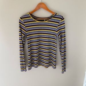 long sleeve striped shirt